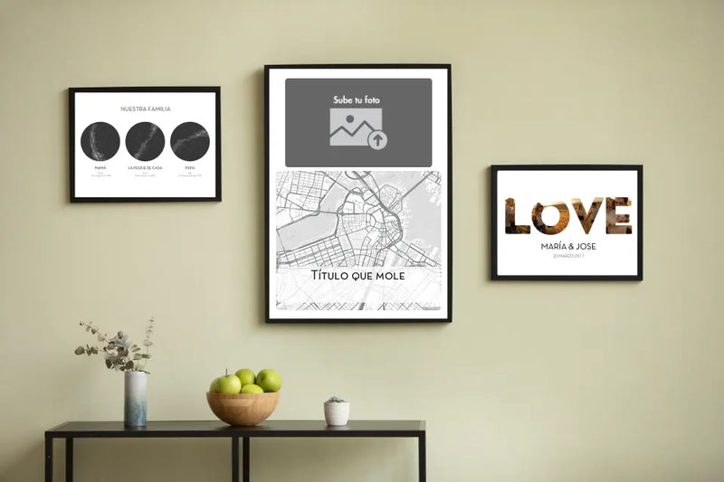 Personalized Map with Pictures