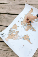 Pack Láminas Rascables: Mapa de Europa + Mapa Mundo