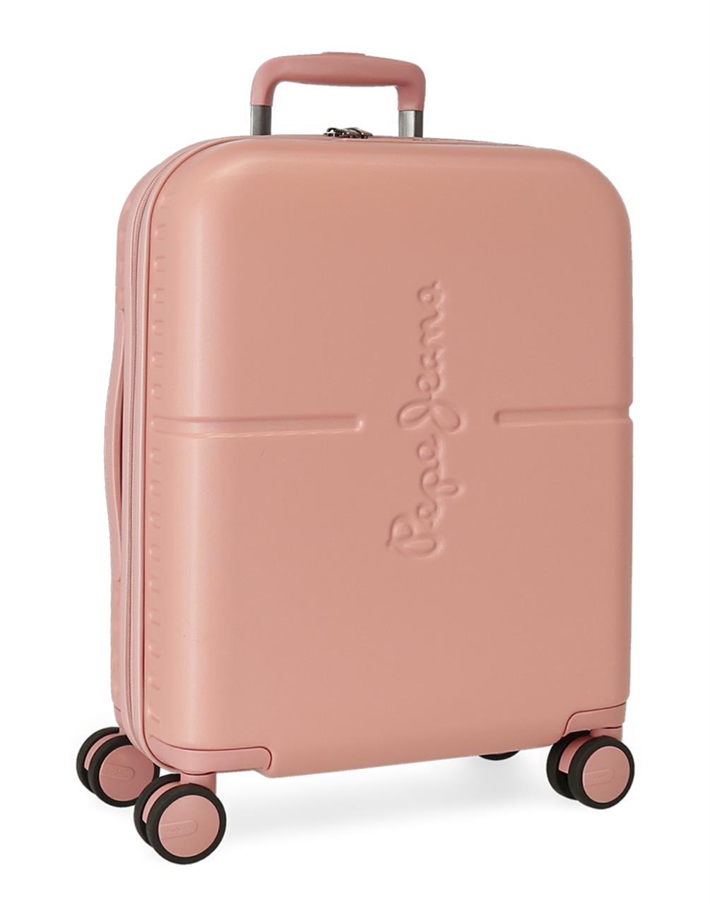 Pack Lámina 100 Ciudades de Ensueño + Maleta de Cabina Pepe Jeans Highlight Rosa