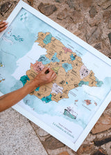 Pack Láminas Rascables: La Esencia de España + Mapa Mundo
