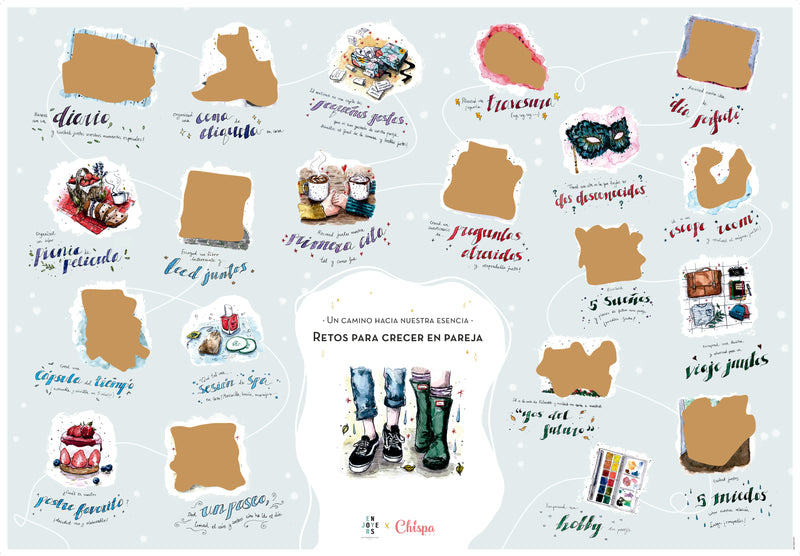 Pack Láminas Rascables: Mapa de Europa + Retos para Crecer en Pareja